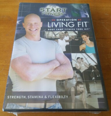 Start Fitness: Operation Living Fit - Boot Camp Tool Kit (DVD) SPRI exercise NEW