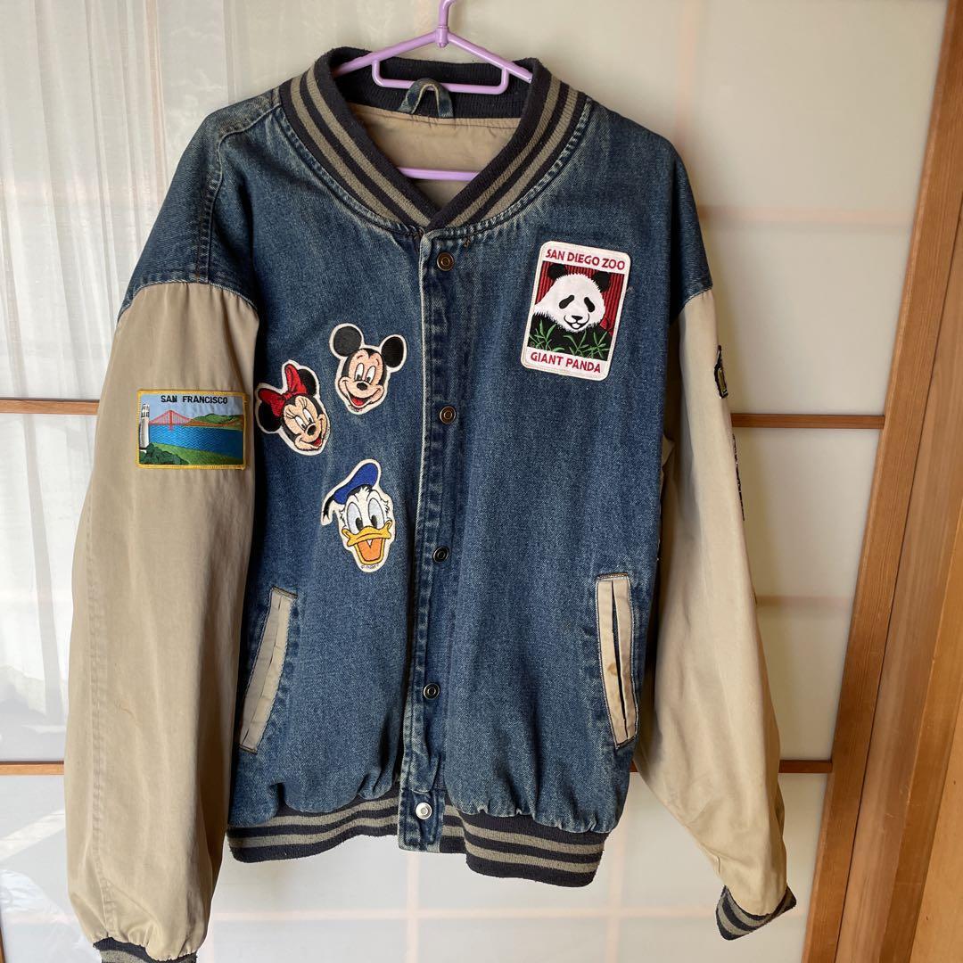 Patch Stadium Denim Jacket Streetwear Style New Disney Inspired
