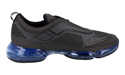 PRADA CLOUDBUST AIR SNEAKERS SHOES 2EG298 BLACK AIR SOLE NEW