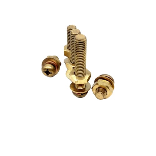 Brass Phillips Screw Machine Bolts Screws Nuts Washer Set Metric M3 M4 M5 M6 M8 - Picture 7 of 63
