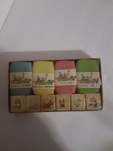 NIB Vintage 1980's Ben Rickert English Bath Soap Collection Luxery Bar & Cubes - Picture 5 of 9