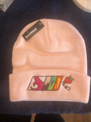 Beechfield Pink Avatar Beanie NWT