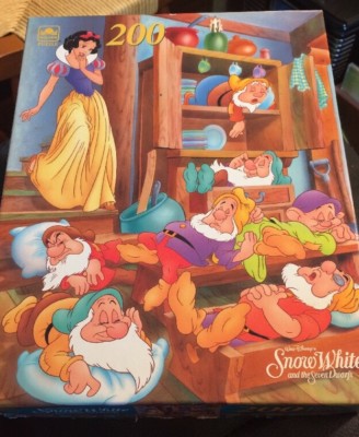 Golden Disney’s Snow White And The Seven Dwarfs 200 Piece Puzzle | eBay