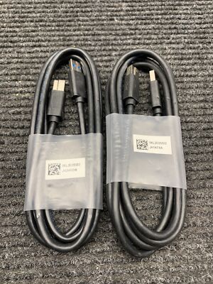 Lot of 2 USB Type A to USB 3.0 Type B Cable Plug Black 5KL2E05502