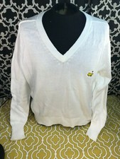 Slazenger Augusta National Golf Shop Cotton V-neck Sweater - Sz. Large