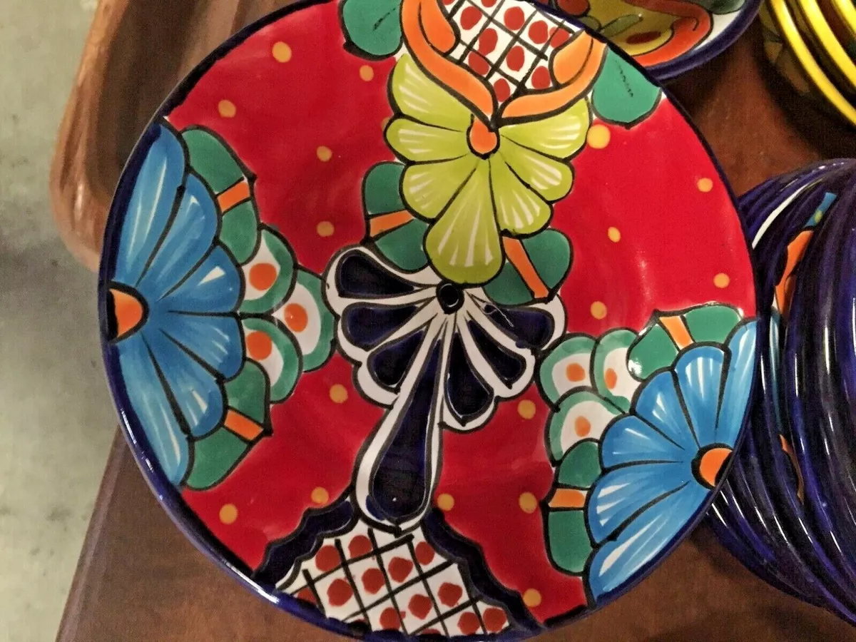 Talavera pottery plates cheap