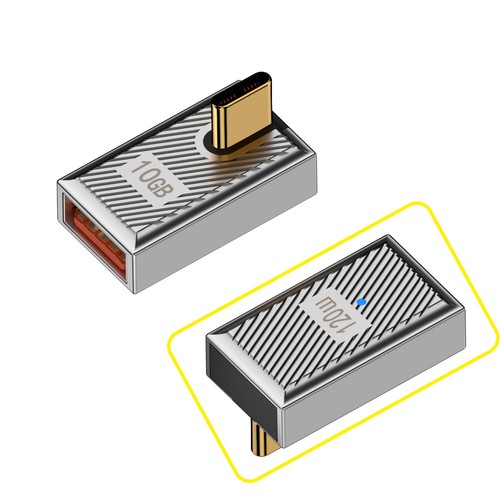 USB Type C USB OTG 10Gdps/120W Charger Charging Adapter Converter Data Sync - Picture 6 of 7
