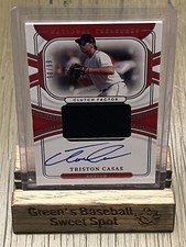 2022 Panini National Treasures Triston Casas Clutch Factor Auto 98/99 Red Sox