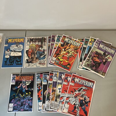 1988 WOLVERINE #1-13 1st app of Patch + Hulk + Sabretooth 1 8 10 Keys (18 Comics