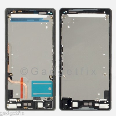 US Sony Xperia Z2 D6502 D6503 Touch Holder Bezel Housing Chasis Frame + Adhesive