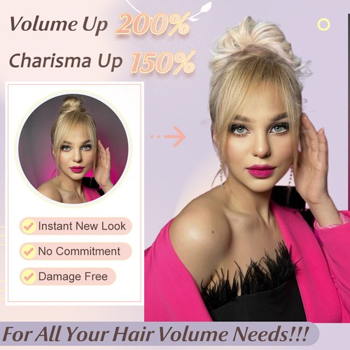 US CLEARANCE Messy Hair Bun Piece Scrunchie Chignon Updo Ponytail Extensions 85g - Picture 9 of 55