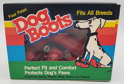 Vintage Four Paws Dog Boots, Size X-Small