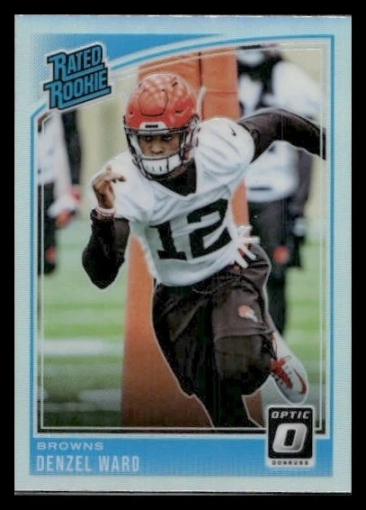 2018 Donruss Optic #198 Denzel Ward Rookie Cleveland Browns Holo