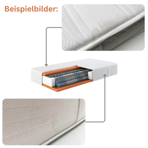 Topper Gelschaum 80x200 90x200 120x200 140x200 160x200 180x200 Gel B-Ware - 8 cm - Bild 10 von 10