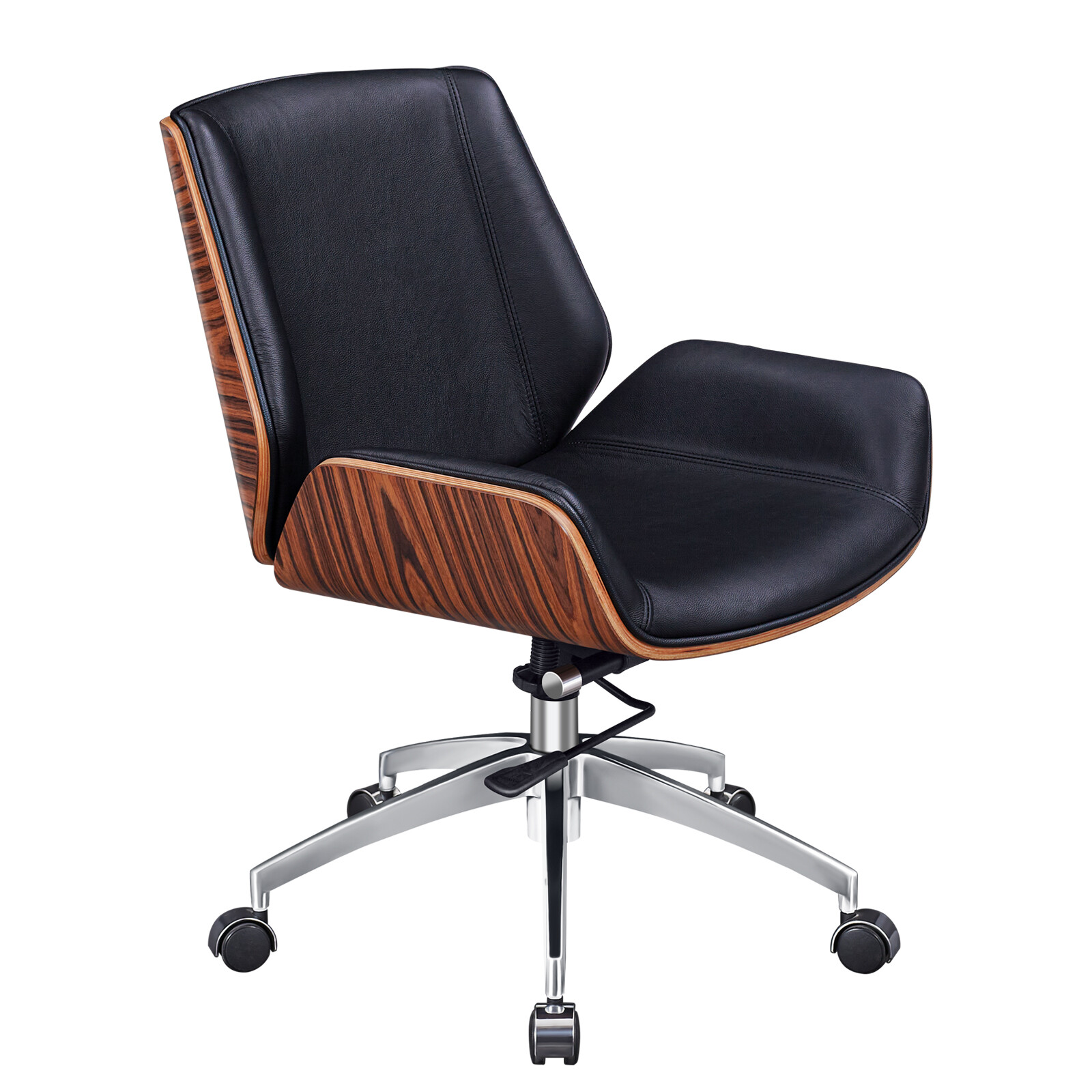ergonomic armless task chair