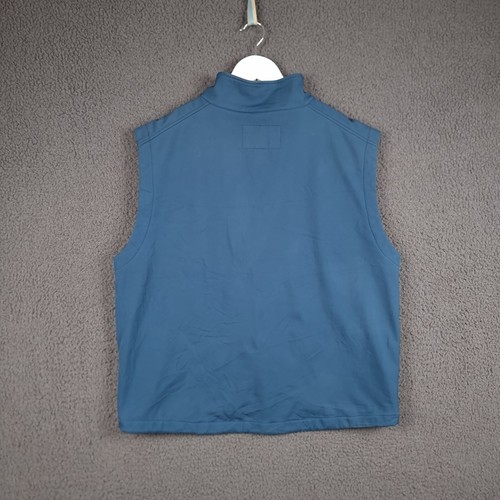 ORVIS Gilet Giacca Uomo Grande Blu Impermeabile Softshell Gilet Giacca a Vento Pile - Foto 5 di 11