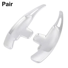2pcs Silver Tone Steering Wheel Shift Paddle for Mercedes Benz AMG A45 2014