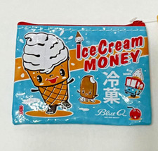 Blue Q Coin Purse Change Wallet Funny Ice Cream Money NWT LAST ONE