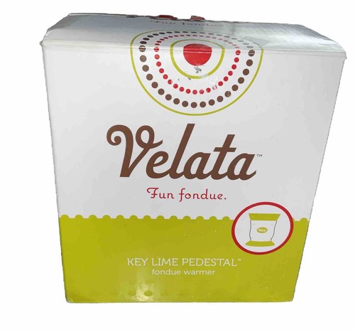 Scentsy Velata Fondue Warmer Curve Pedestal Warmer Silicone Bowl Key Lime Fondue - Imagen 3 de 5