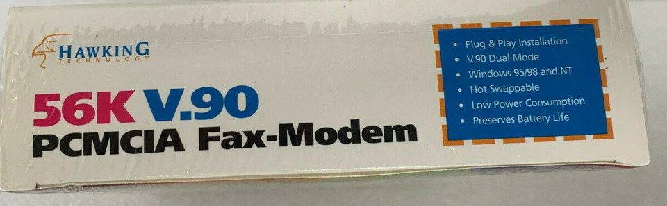 HAWKING 56k PCMCIA Fax Modem Card  BRAND NEW - Image 3 of 4