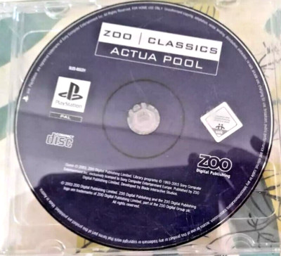 Sony Vintage Actua Pool Playstation 1 PS1 Video Game
