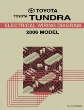 2006 Toyota Tundra Wiring Diagrams Schematics Layout Factory OEM