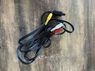 Official Nintendo AV Cable Composite RCA Cord for GameCube N64 Super NES SNES