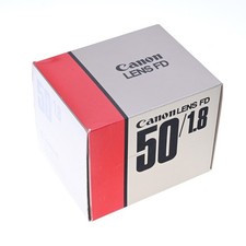 Canon FD 50mm f/1.8 Manual Focus Prime Lens BOX ONLY