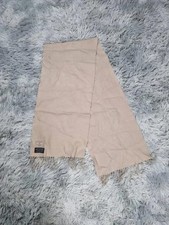 Acryl Derby Schal beige Made in France