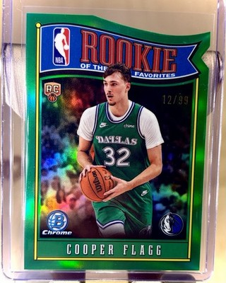 2025-26 Bowman RY-1 Cooper Flagg Rookie Of The Year Favorites Green /99 RC SP ✨