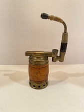 Antigua herramienta de colección alemana DRGM abeja fumador colmena madera y latón RARA