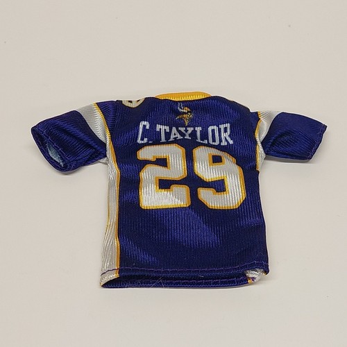 Mini camiseta suelta 2007 Burger King juguete Minnesota Vikings NFL Chester Taylor