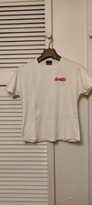 Budweiser Budvar White Medium Ladies T shirt cotton vintage .
