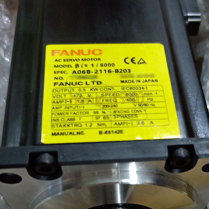 ONE NEW Fanuc A06B-2116-B403 servo motor