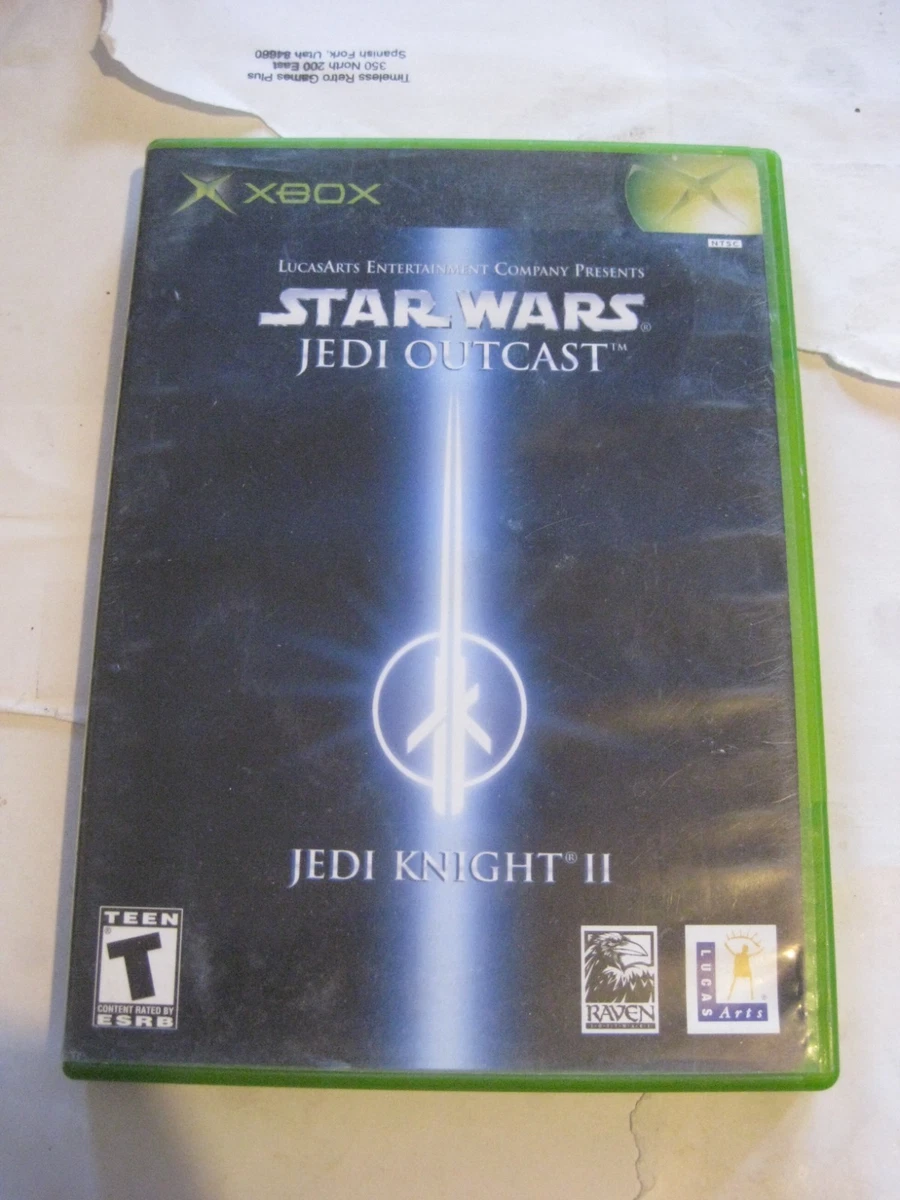 Boîte VIDE Xbox Star Wars Jedi Knight II: Jedi Outcast - Bon état, Pas De Jeu, Pour Collection Ou Remplacement