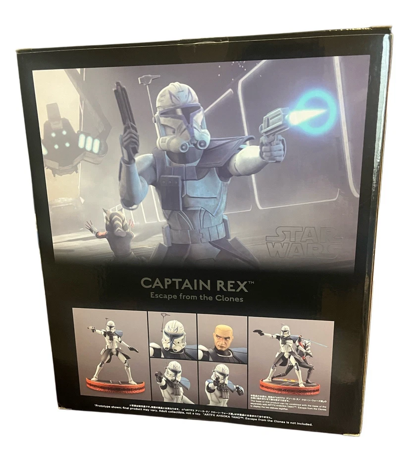 Estatua ARTFX Kotobukiya Star Wars the Clone Wars Capitán Rex escala 1:7 Foto 3 de 4