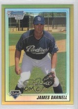 2010 Bowman Chrome Prospects Gold Refractor 17/50 James Darnell #BCP115 0i0