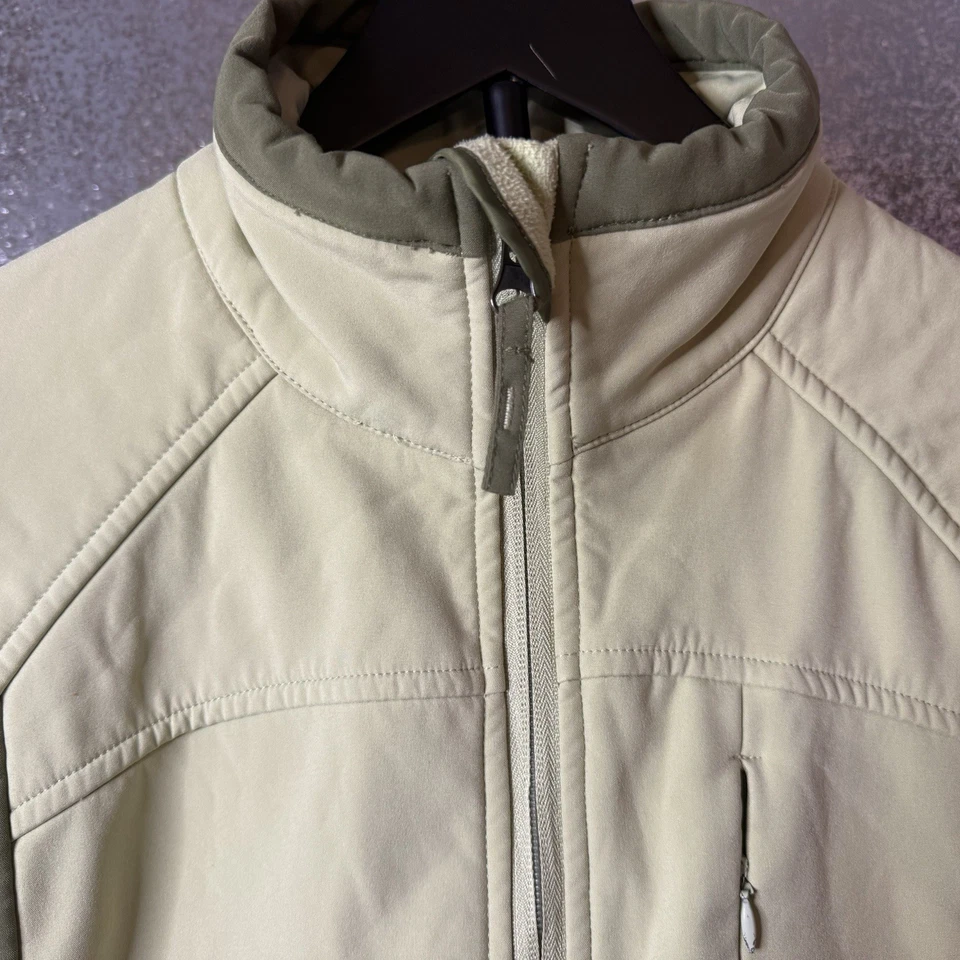 Бесплатная деревенская куртка мужская маленькая зеленая Swoosh 3 кармана на молнии внутренняя подкладка - Изображение 2 из 4