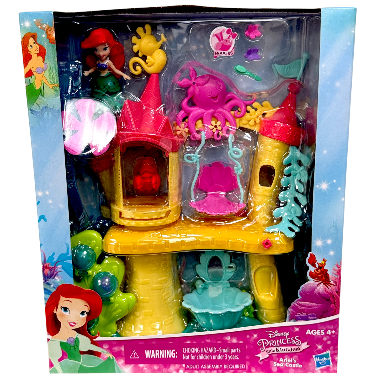 Disney Princess Little Kingdom Ariels Sea Castle Playset Kids Toys For Girls 4+