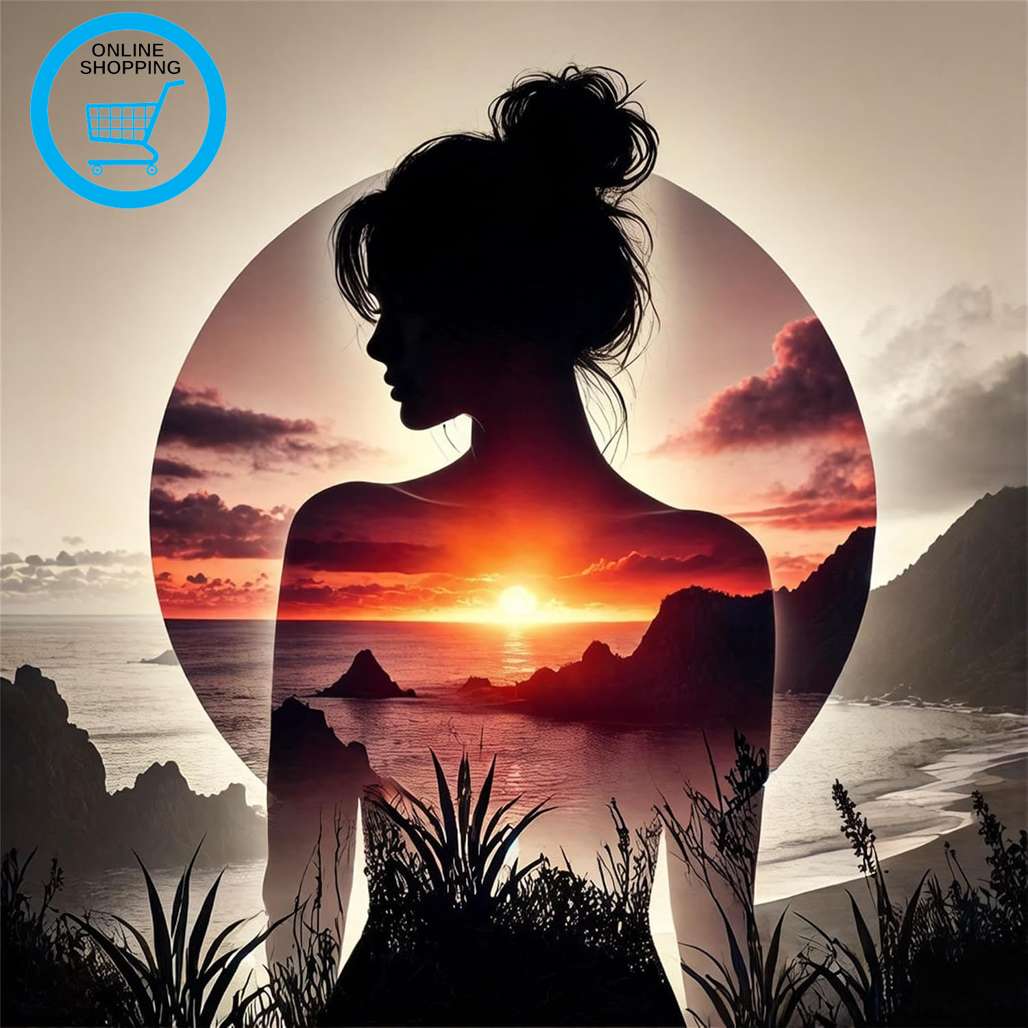 DIY Woman Paint by Number for Adults,Painting by Number Kits on Canvas,Color by
