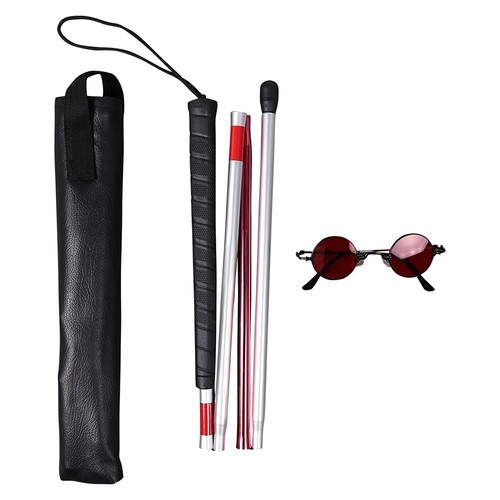 Daredevil Matt Murdock Cosplay Glasses Roleplay prop Blind Equipment Glasses set - Picture 2 of 12