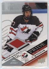 2024 Team Canada Juniors Pride of the Program Jersey Charlie Elick #100 1tb6