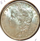 1878-S $1 Morgan Silver Dollar Coin ~  BU