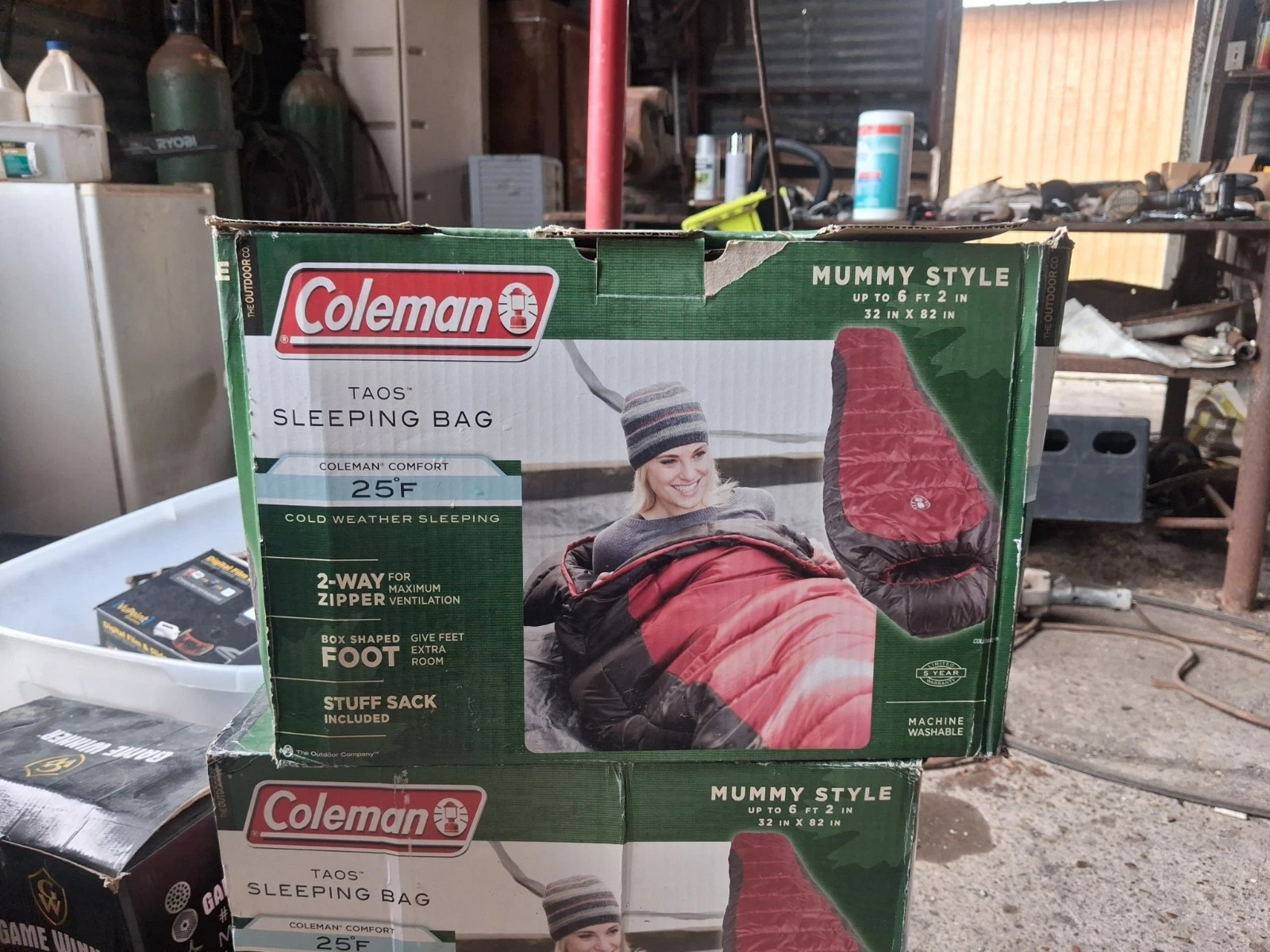 NEW Coleman Mummy Sleeping Bag 25 Degrees 32x82
Opens in a new window or tab