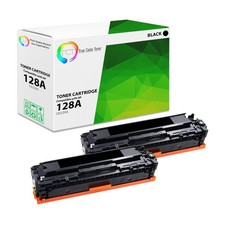 TCT 2 Black CE320A 128A Toner Cartridges For HP Color LaserJet CP1525nw CM1415