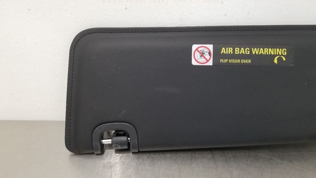 2010 BENTLEY CONTINENTAL GT COUPE SUN VISOR RIGHT PASSENGER BLACK LEATHER