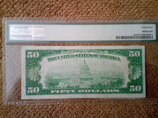 PMG $50 1928 Year US Small Gold Certificates for sale | eBay
