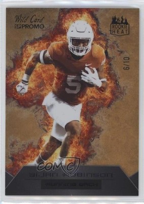 2023 MATTE SP Promo Rookie Heat Gold & Orange /10 Bijan Robinson #RHP-2 RC h3a