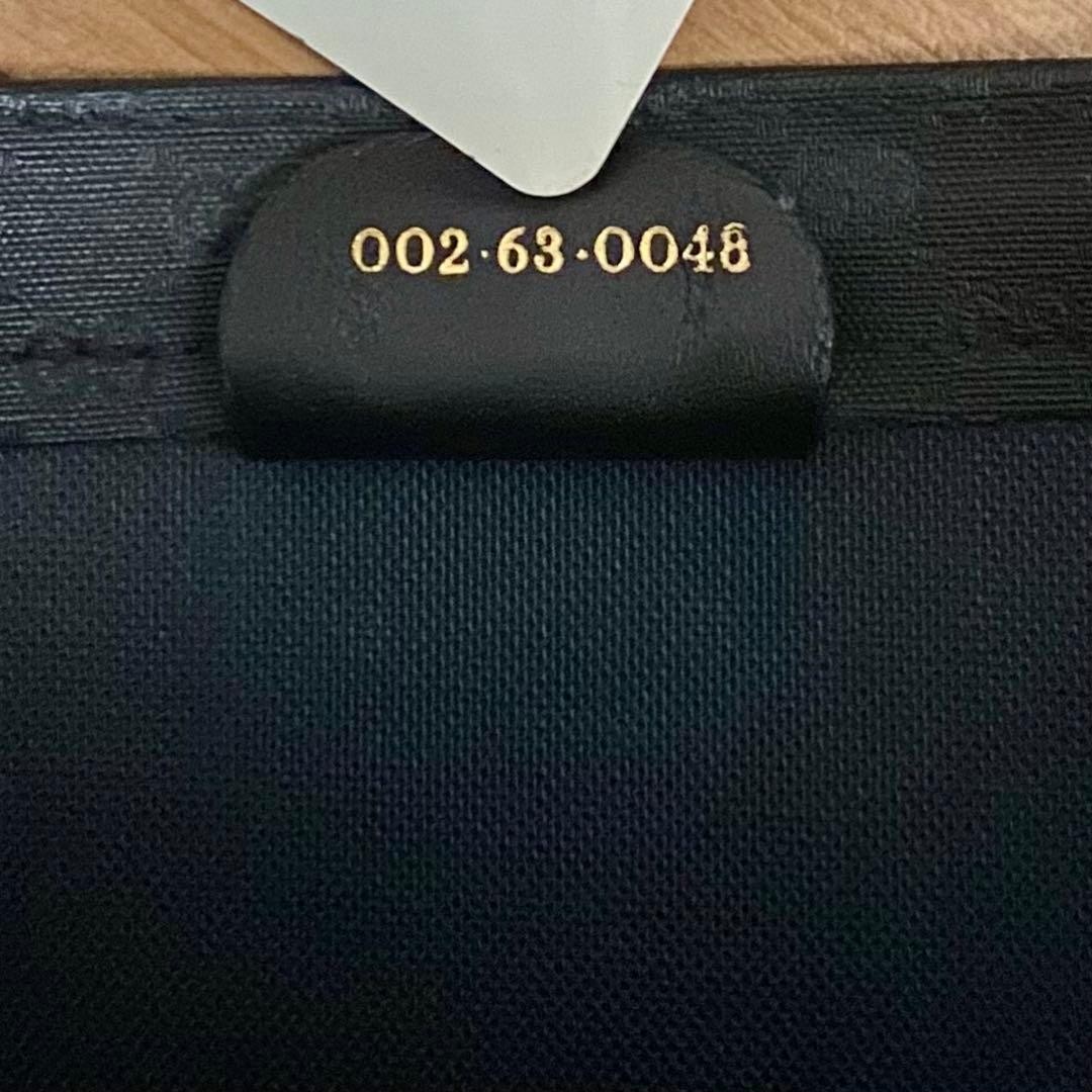 GUCCI Vintage Sherry Line Leather Tote Bag Black GG Leather Made in Italy thumbnail 10