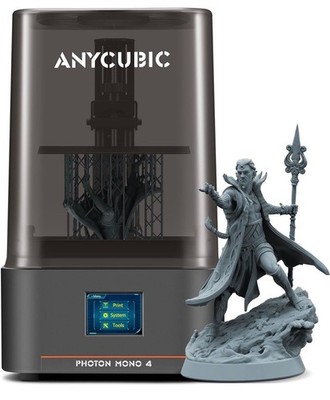 ANYCUBIC 10K Resin 3D Printer, Photon Mono 4 LCD 3D Printer